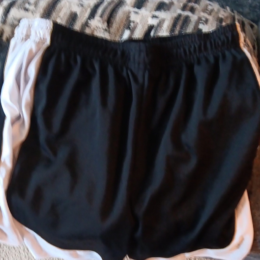 Black and White men's Shorts